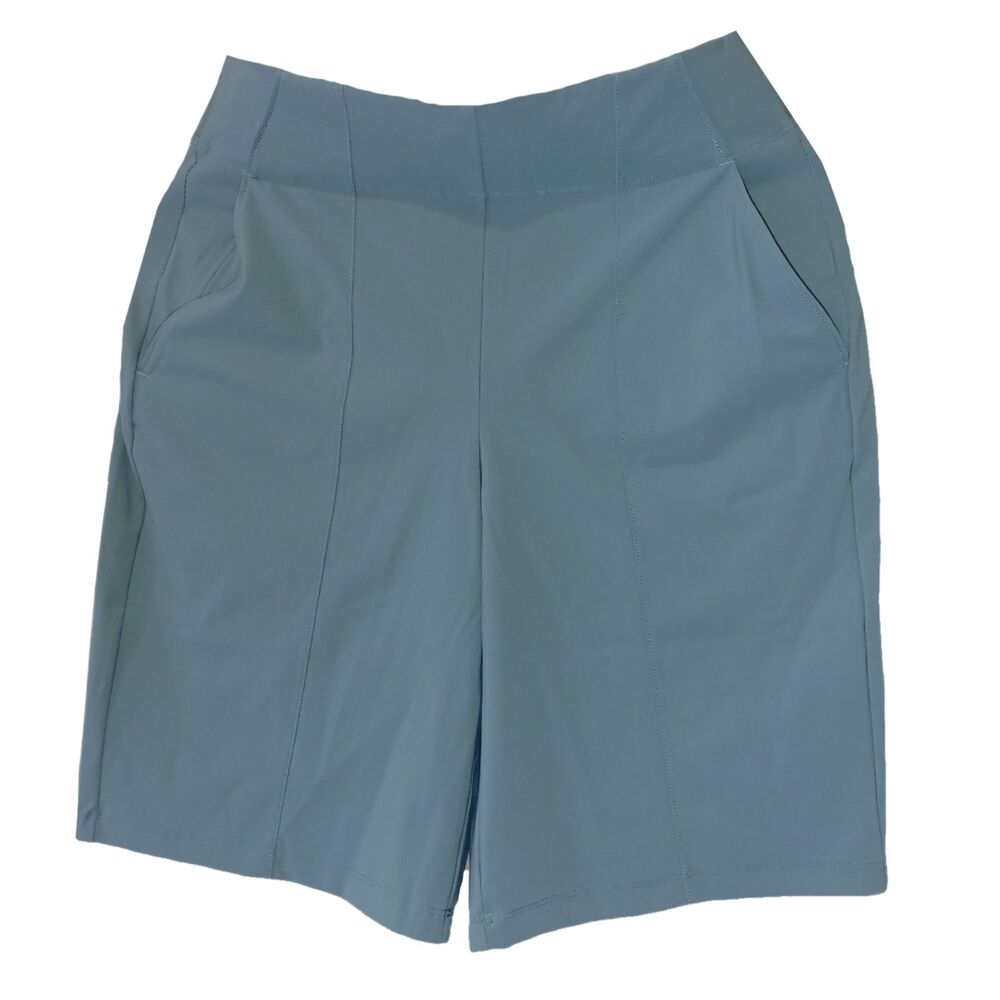 NEW Athleta Cosmic Bermuda Dark Aqua Shorts Size 4